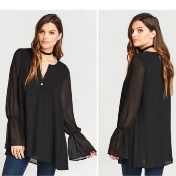 Show Me Your Mumu Jamie Tunic Dress Black size Small - Picture 1 of 6
